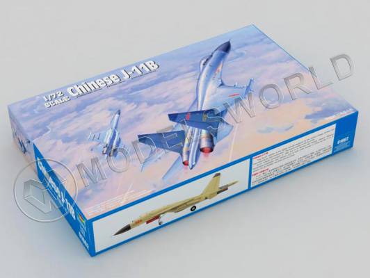 Склеиваемая пластиковая модель самолёт J-11B. Масштаб 1:72