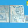 Фототравление Engine upper deck for heavy armoured Car Sd. Kfz. 234, AFV. Масштаб 1:35