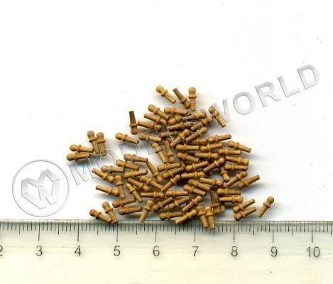 Нагель, орех, 6 мм, 10 шт