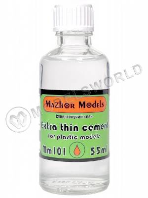 Клей модельный Mazhor Models супертекучий, 50 мл