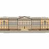 Модель из бумаги Михайловский дворец, серия Петербург в миниатюре